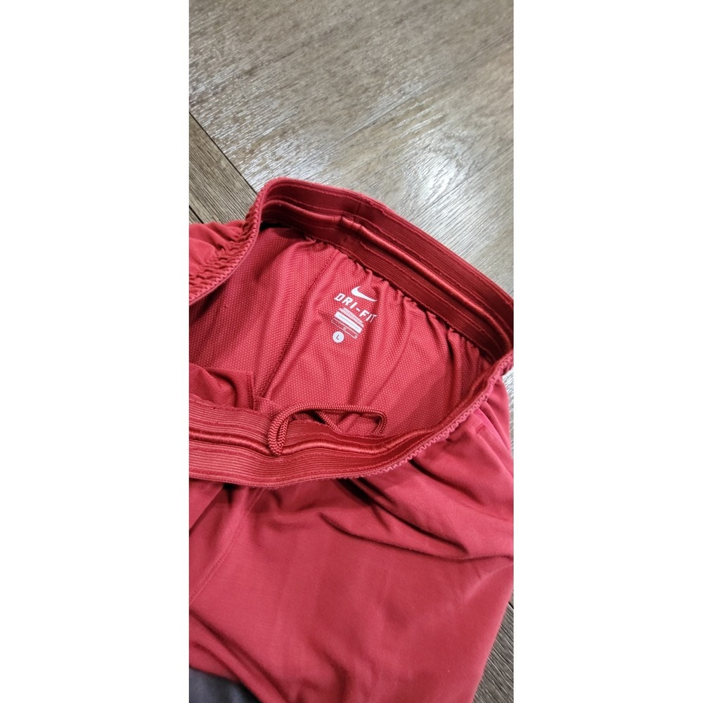 Oklahmoa Sooners OU Nike Elite Track Pants Vintage Men's Size Large Red - Picture 8 of 10